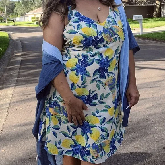 Lemon Berry Summer Dress - Picture 3 of 3